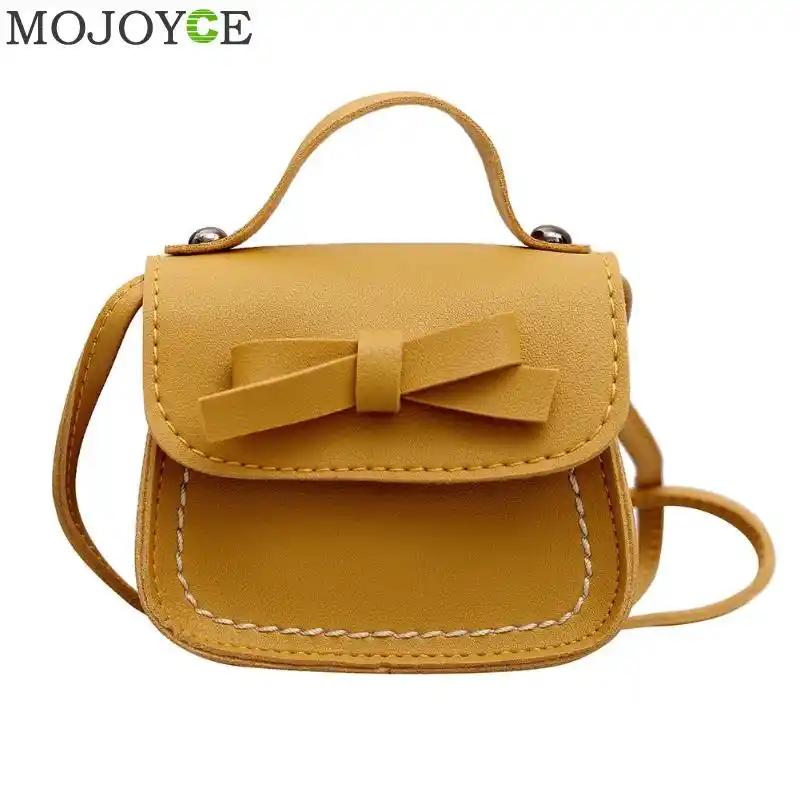 Lovely Kids Girls PU Leather Handbag Crossbody Bag Shoulder Messenger Bag Purses