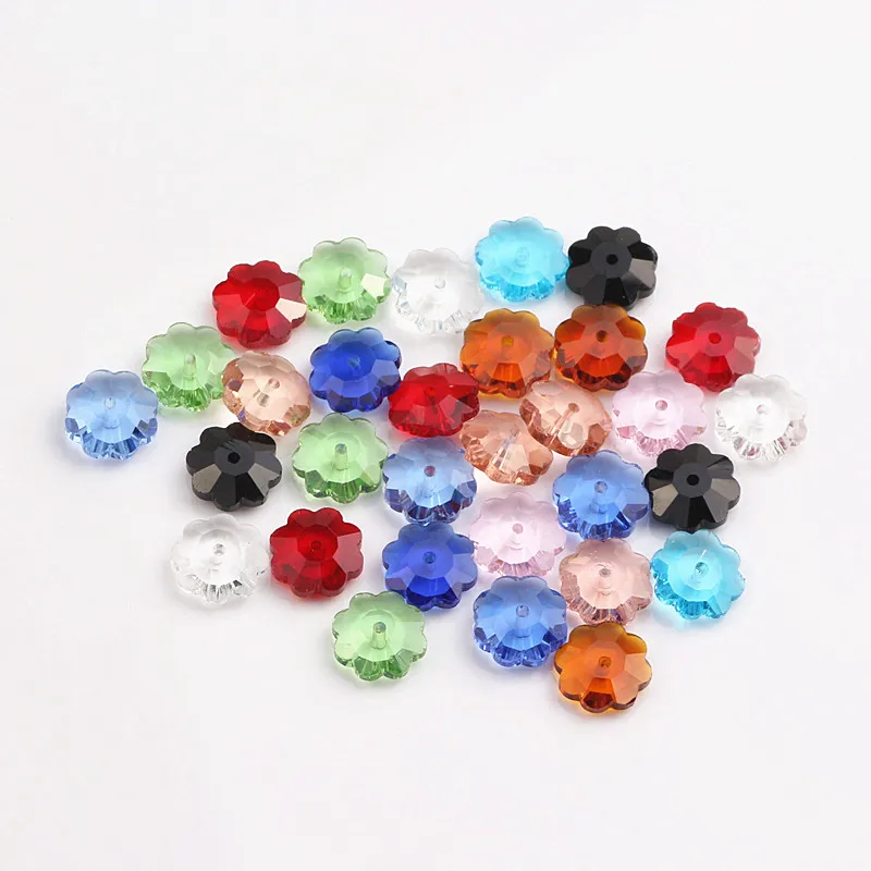 

10mm Mixed Colors Crystal Faceted Glass Beads DIY Fashion Jewelry Making Bracelet&Necklace loose Beads 100pcs/lot