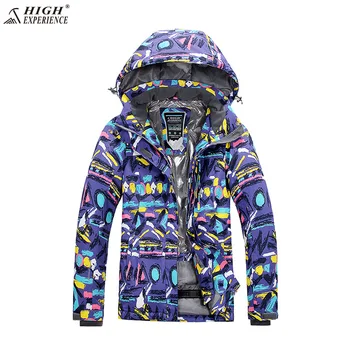 

Women Ski Jacket Snowboard Jacket Winter Clothing Thermal Skiing Sport Wear Windproof Waterproof Female Jacket Super Warm Coat