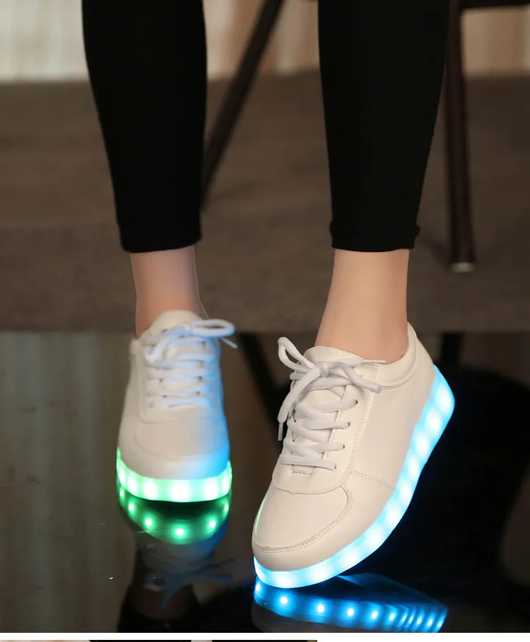 bata children's sandals Size 27-46 Adult Unisex Womens&Mens 7 Colors Kid Luminous Sneakers Glowing USB Charge Boys LED Shoes Girls Footwear LED Slippers children's shoes for high arches
