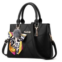2017 new ladies shoulder bag scarf with fashion handbags handbag Messenger bag large capacity female bag 5 colors