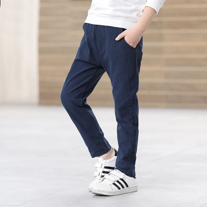 

Kids Boys Girls Solid Pants for Fashion Cute Children Boy's Casual Trousers Cotton Boy's Trouser Child Clothes 2y -12y