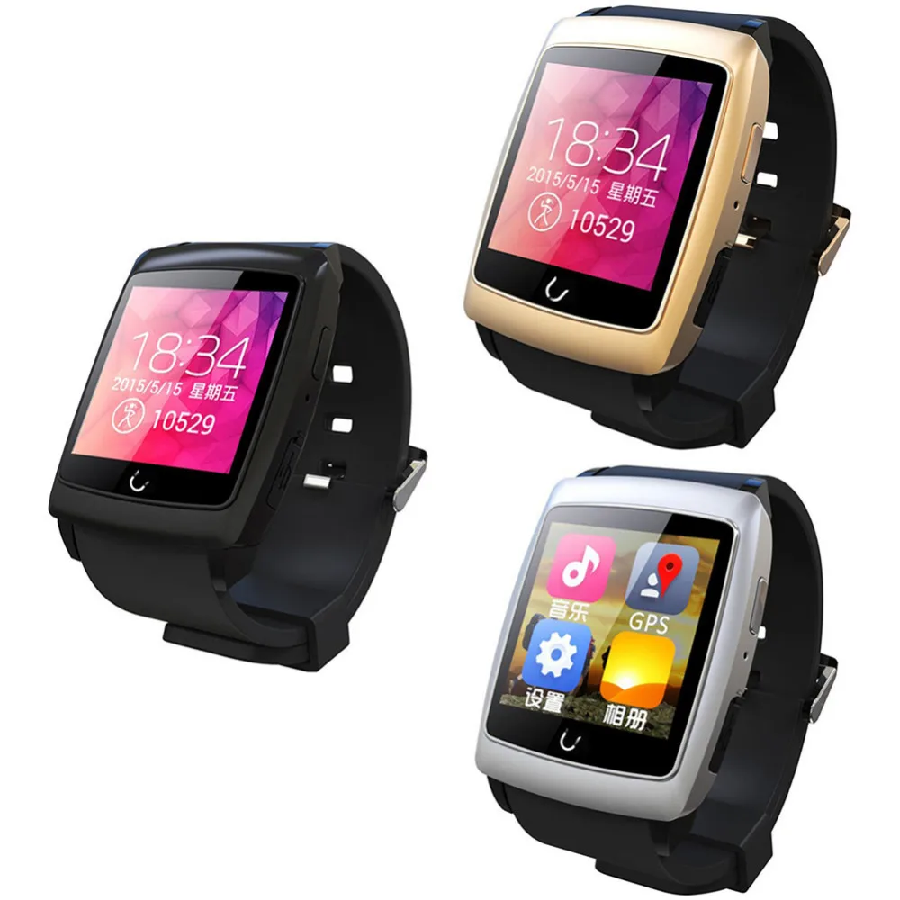 New Arrival Original Uwatch U18 Bluetooth Smart Watch Wristwatch for Android Phone With GPS Wearable font