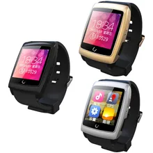 Neue Ankunft Original Uwatch U18 Bluetooth Smart Watch Armbanduhr für Android-Handy Mit GPS Tragbare Smartwatch Schrittzähler Uhr