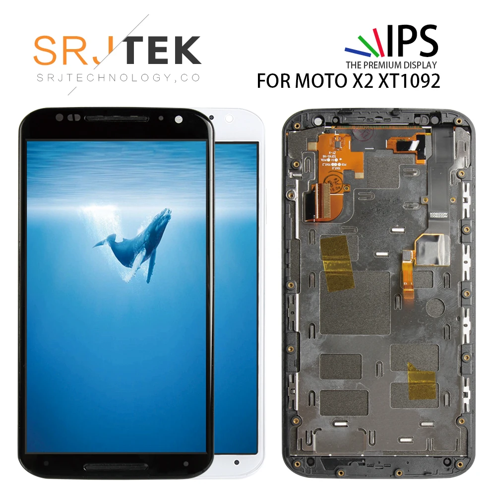 

For Motorola moto x2 Xt1092 Xt1095 Xt1097 LCD Display Touch Screen Phone Lcds Digitizer Assembly Replacement Parts 5.2 Inch