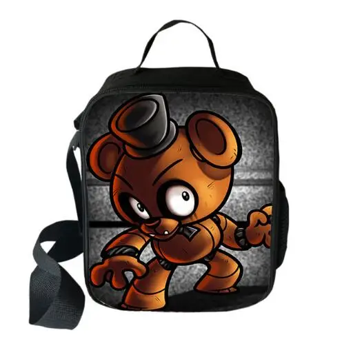 photo color Аниме Five Nights at Freddy's Lunch Bag многоразовый Термоизолированный мешок для женщин, мужчин, студентов, свежие сумки многофункциональные сумки - Цвет: photo color