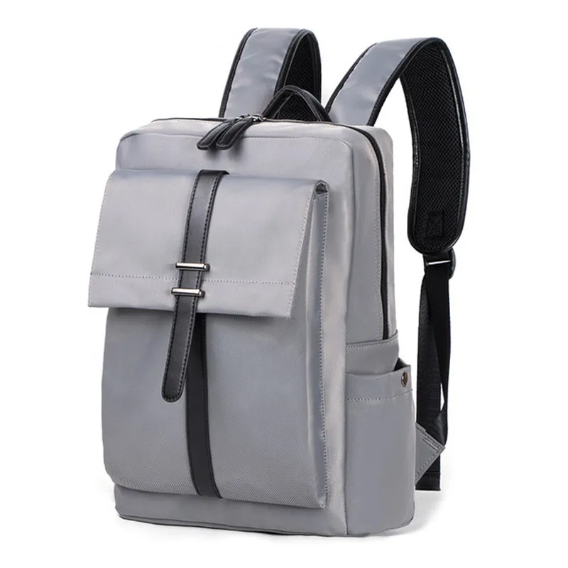 14-дюймовый ноутбук рюкзак Для мужчин модные Водонепроницаемый туристические рюкзаки школьные рюкзаки мужской Для женщин Bagpack - Цвет: Light Gray  backpack