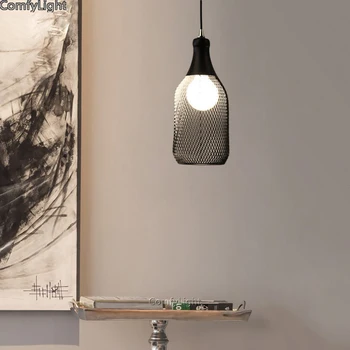 

led Pendant Lamp iron lampshade Kitchen Island Dining Room Shop Bar Counter Decoration bedside hanglamp Edison Pendant Light E27