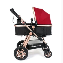 Deluxe Baby Stroller,Baby Prams Pushchairs,Portable Baby Carriage Strollers Ultralight Infant Pushchair Folding Pram for Newborn