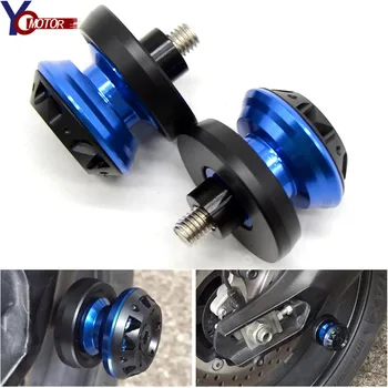 

6MM Motorcycle Swingarm Spools Slider 8MM Stands Screws For YAMAHA YZF-R1 R3 YZF-R6 FZ09 MT-09 FZ07 MT-07 FZ-10 MT-10 Tmax 500