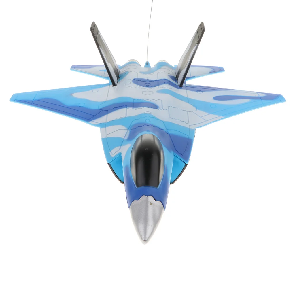 Four-tunnel Remote Controlled Aircraft RC Toy Fighter Plane with Music Light Creative Toy Gifts