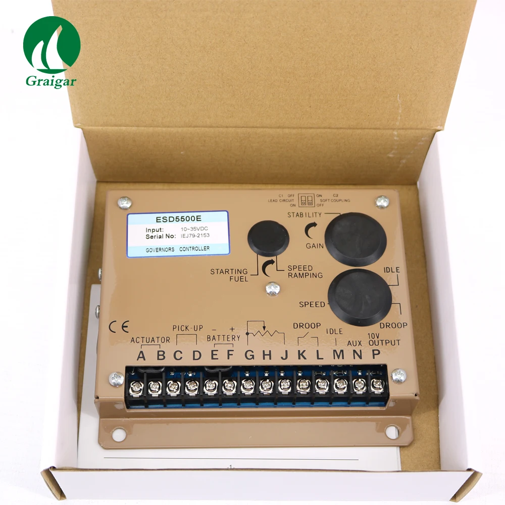 

New ESD5500E Engine Speed Governor Speed Governor GAC ESD5500E Relative Humidity:up to 95%
