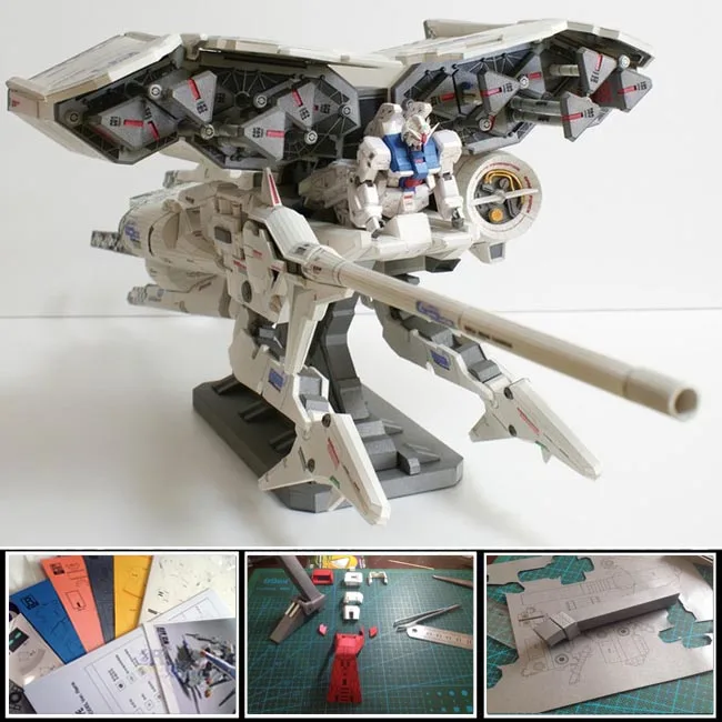 Paper Model Gundam RX 78 GP03 Mobile Armor System Dendrobium gundam 1