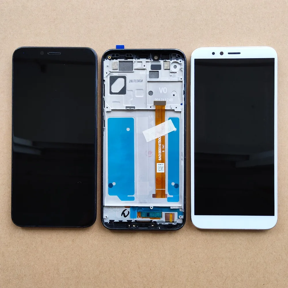 

Original Black/Blue/Gold 5.7 inch For Lenovo K5 Play L38011 LCD DIsplay Touch Screen Digitizer Assembly Replacement With Frame