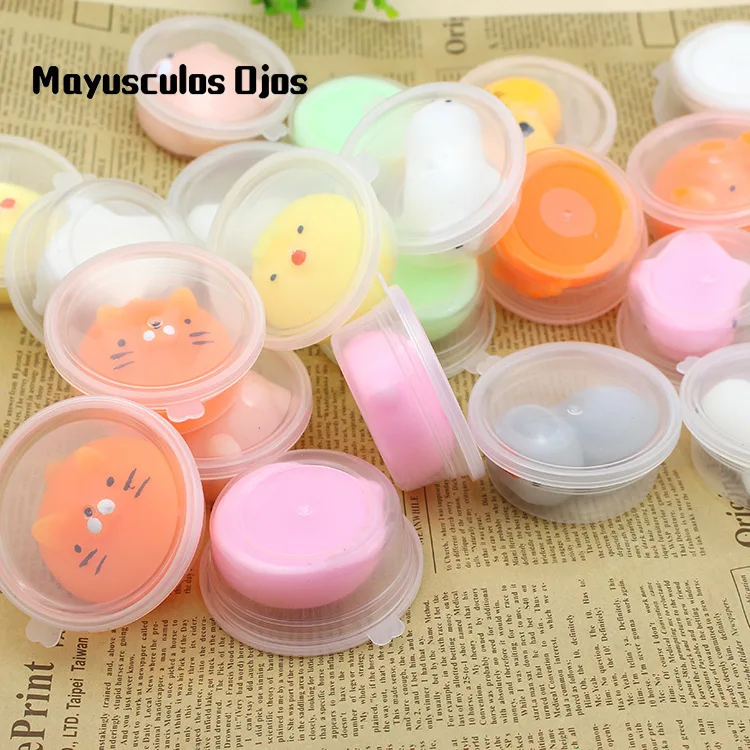 

1PC New Large Round Box Squeezing Music Animal Cute Pet Soft Dumplings Venting Artifact