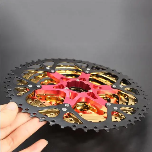 SUNSHINE 9 s 11 50T Золотая кассета скоростной широкий коэффициент Золотой прочный Freewheel