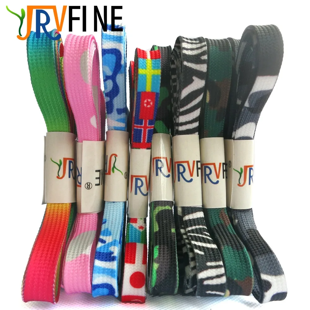 colored flat shoelaces