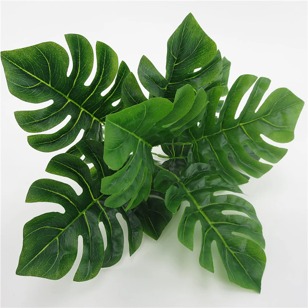 1 шт. Monstera офисное домашнее искусственное растение Высокая Имитация Поддельные Листва лист искусственные украшения