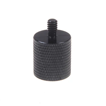 

Aluminum Alloy 5/8 to 1/4 Adapter Screws Microphone Bracket Conversion Level Three Tripod Adapter Mic Converter