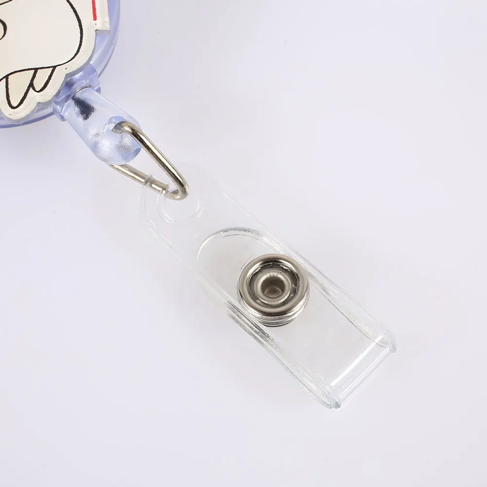 Cobee Cute Retractable Badge Holder Reel Student Nurse Exhibition ID Enfermera Name Card Badge Holder Office Stationery Supply