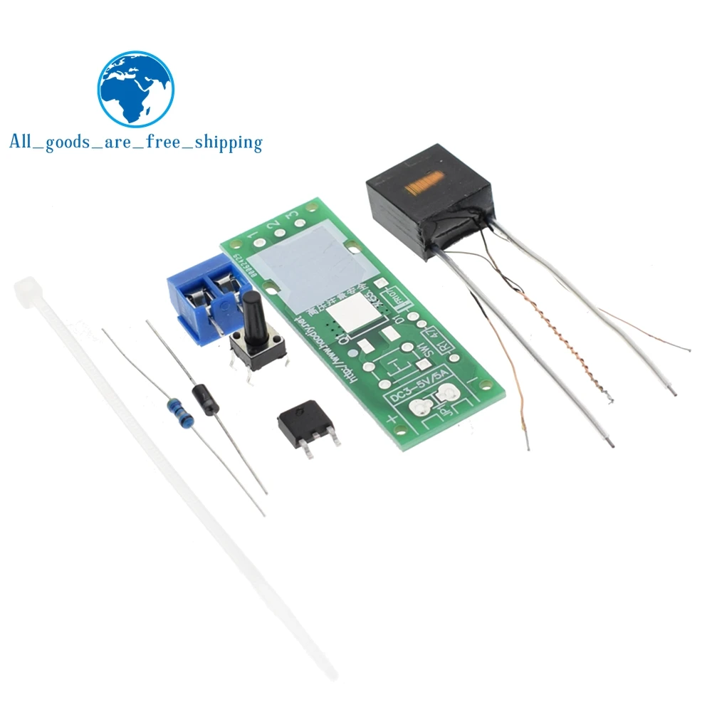 

HV-1 High Voltage Generator Arc Ignition DIY Kit Arc Generator Arc Cigarette Igniter Kit DIY High Voltage Module DC 3-5V Lighter