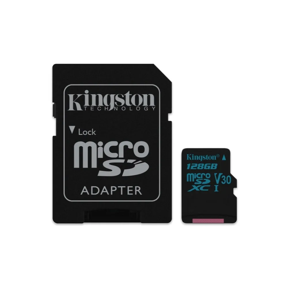 

Kingston Technology Canvas Go!, 128 GB, MicroSDXC, Clase 10, UHS-I, 90 MB/s, Negro