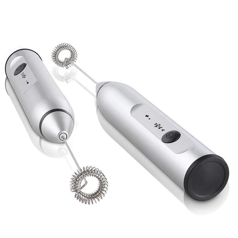 

Multi-function Handheld Food Mixer two in one Eggbeater Milk Frother for Coffee Blender Foamer USB Charging 3 Speed Regulation