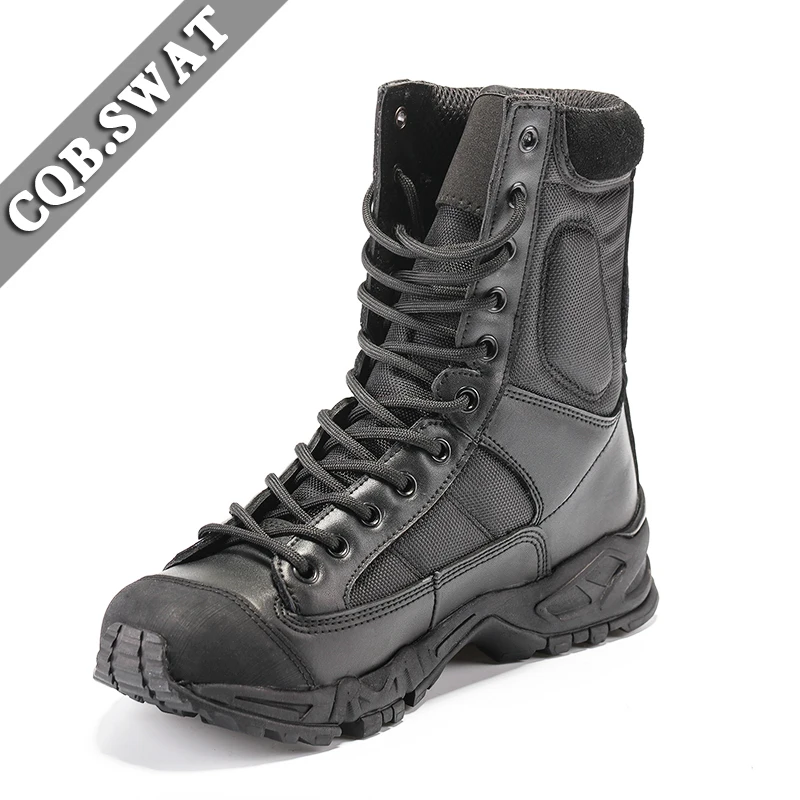 Outdoor Climing Hiking Tactical Boots Military Combat Boots Army black