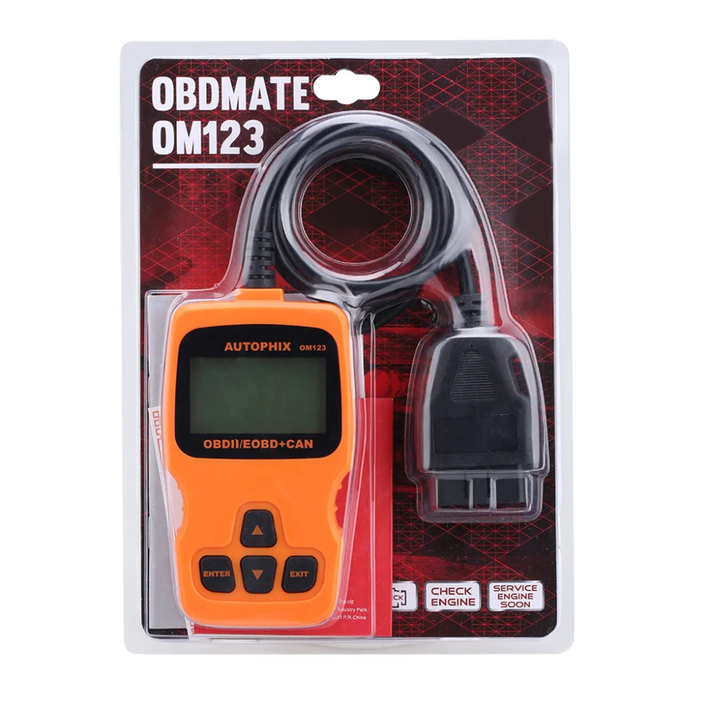 AUTOPHIX OBDMATE OM123 CAN OBD2 EOBD Engine Scanner