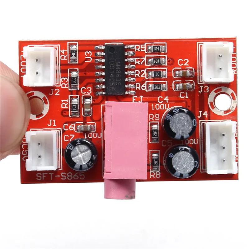 5V 3W + 3W mini Hifi LM4863 fever dual channel amplifier board SFT S865 ...