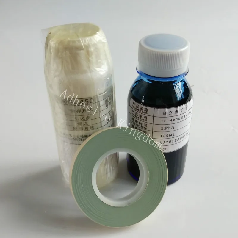 

Free shipping Hitachi Blue Glue ACF removing glue G-450 Hot Pressing Silicone Leather PCB Side Panel LCD Screen Repair Kit