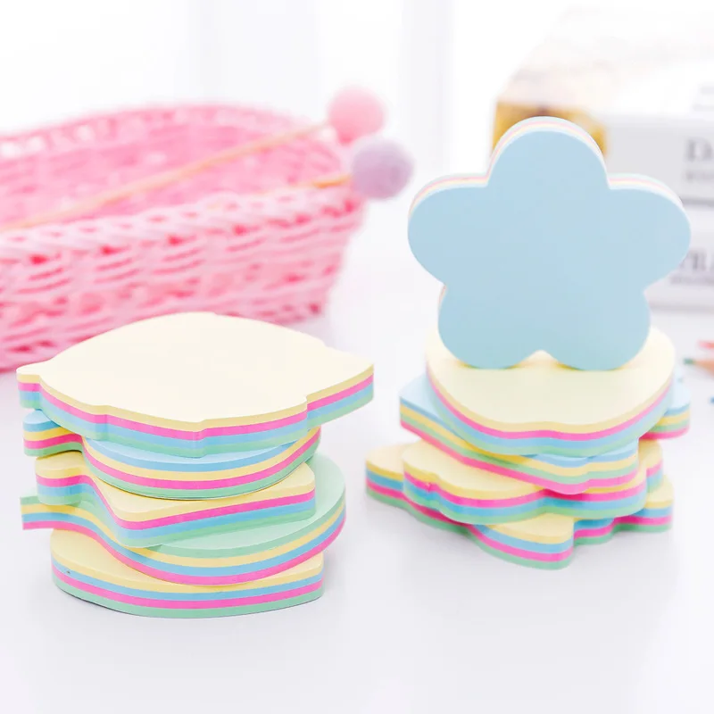 12 Design 100 Sheets Pages Korean Sticky Notes Creative Post Notepad Filofax Memo Pads Office Supplies School Stationery Scratch |