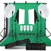 Kit de iluminación ajustable tamaño máximo de 2M x 3M fondo sistema de apoyo 3 Color fondo foto estudio Softbox conjuntos continua Kit ► Foto 1/5
