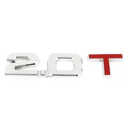 3D сплав 2,0 T буквы шаблон автомобиля значок декоративная наклейка