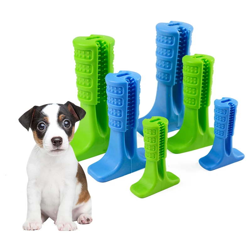 Dropshipping Dog Chew Toothbrush Toys Bite Toys for Dogs Pet Chew Toy Puppy Teething Brush for