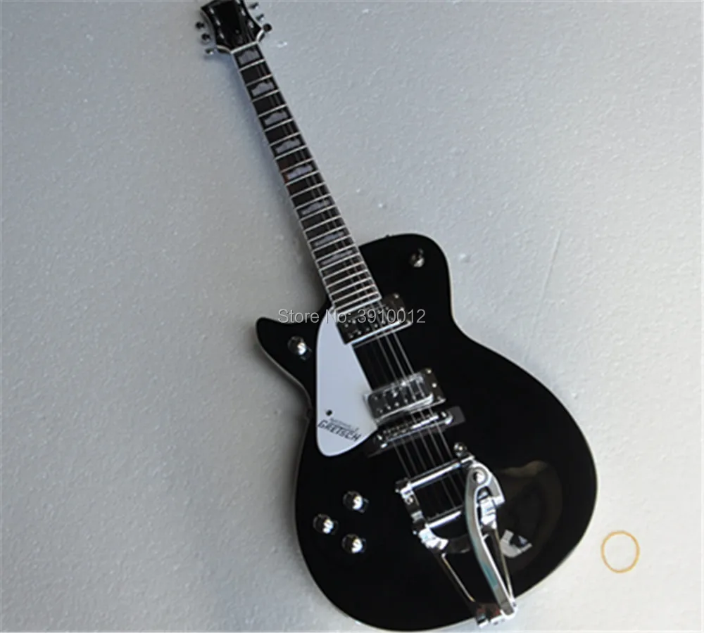 

2018 New Factory custom left hand Gretsch electric guitar black body free shipping