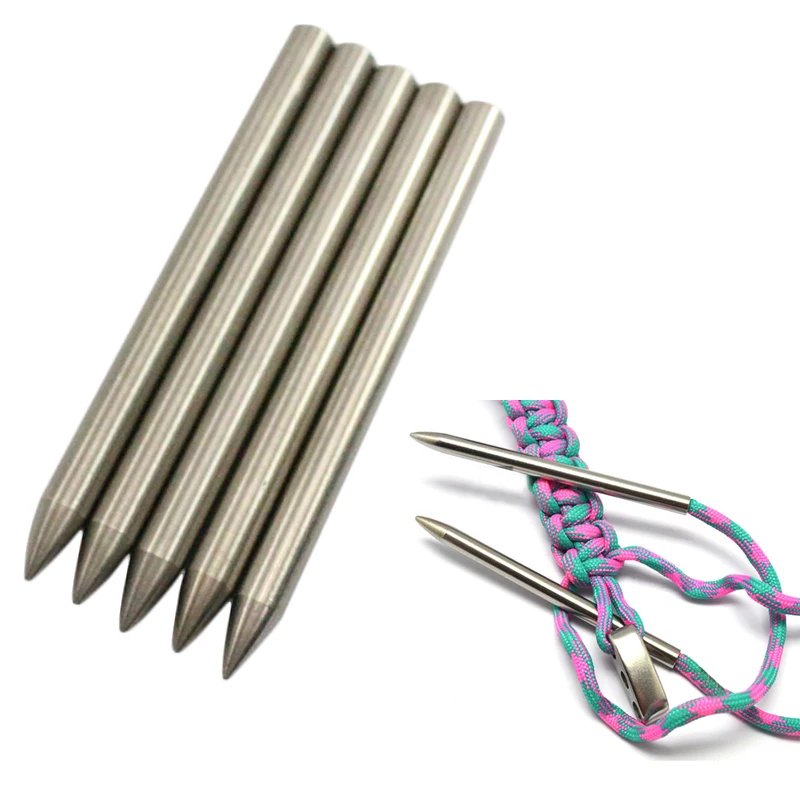 

1PCS 6MM 550 Paracord Fid Lacing Stitching Weaving Needle Stainless Steel Works For Laces, Strings Paracord Etc Stainless