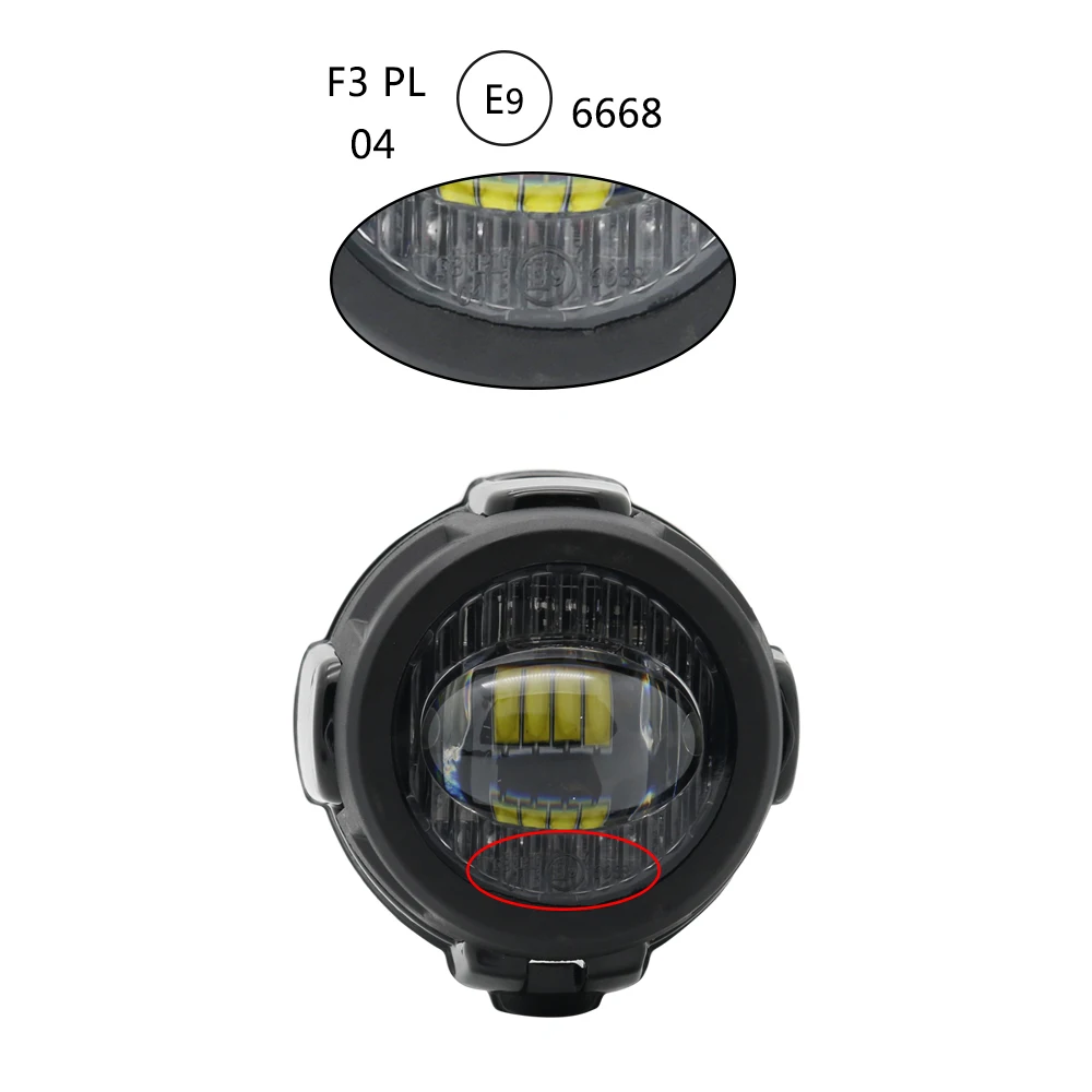  1 Set For BMW F800GS Motorcycle LED Auxiliary Fog Light Assemblie Driving Lamp 40W Headlight Univer - 32870796344