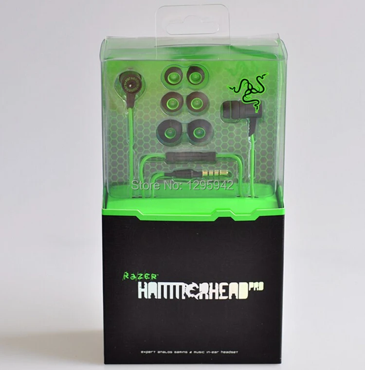 Razer Hammerhead Pro Headphone With Microphone In Retail Box Earphone Noise Isolation Dropshipping | Электроника