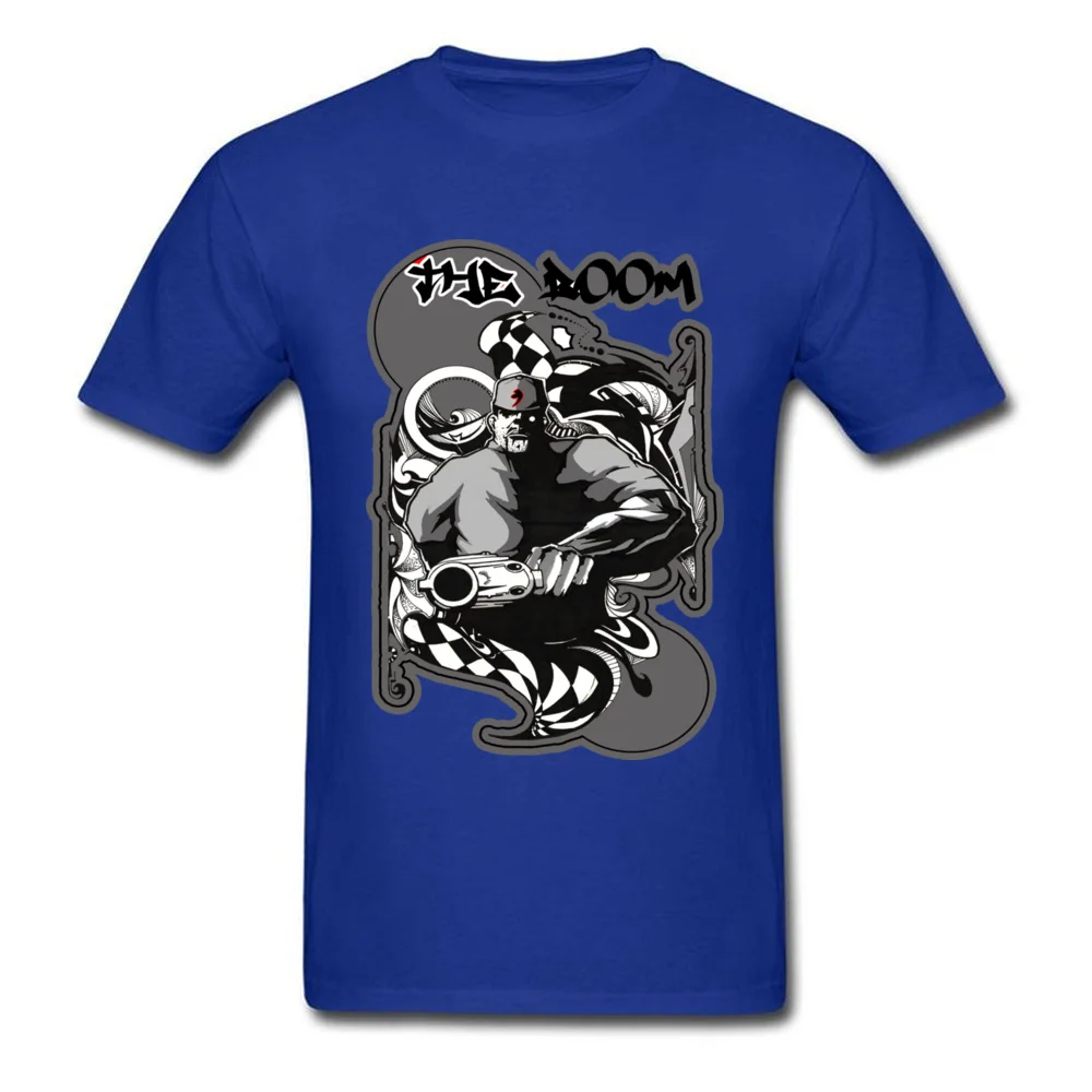 The Doom Tops T Shirt Fashionable Round Collar Casual Short Sleeve Cotton Fabric Man T Shirts Normal Sweatshirts The Doom blue