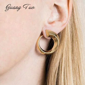 

ES2174 Fashion Popular Earrings Irregular Geometric European Exaggeration Stud Earrings Punk Style Earring Women Jewelry