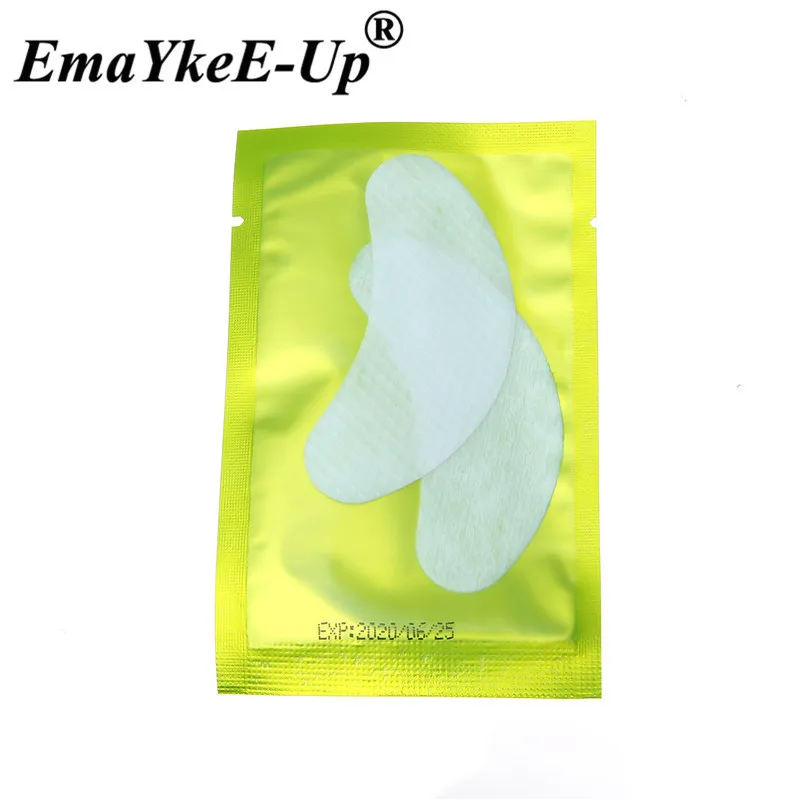 50pair Dissposable Eye Pads Lint Free Under Eye Gel Pads For Eyelash Extensions Grafting False Eyelash Paper Patches Makeup Tool (2)