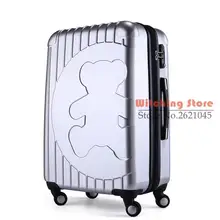 20 INCH 202428# Wright Fort pull rod box PC bright surface universal wheel 20 /28 /24 the little bear paragraph
