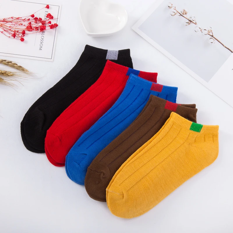 Women Ankle Socks Girls Stripe Casual Boat Socks Fashion Lady Black Short Socks New Style Dropshipping