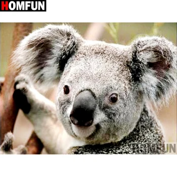 

HOMFUN Full Square/Round Drill 5D DIY Diamond Painting "Animal koala" 3D Diamond Embroidery Cross Stitch Home Decor A18933