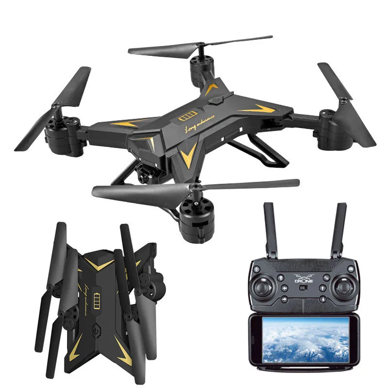 Складной Дрон для селфи KY601S Wi Fi FPV HD камера 6 осей 2 4G 4CH Радиоуправляемый