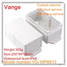 1 шт./лот электронная распределительная коробка IP68, изготовленные из АБС-пластика, корпус diy 200*94*66 мм настенный для аппарат