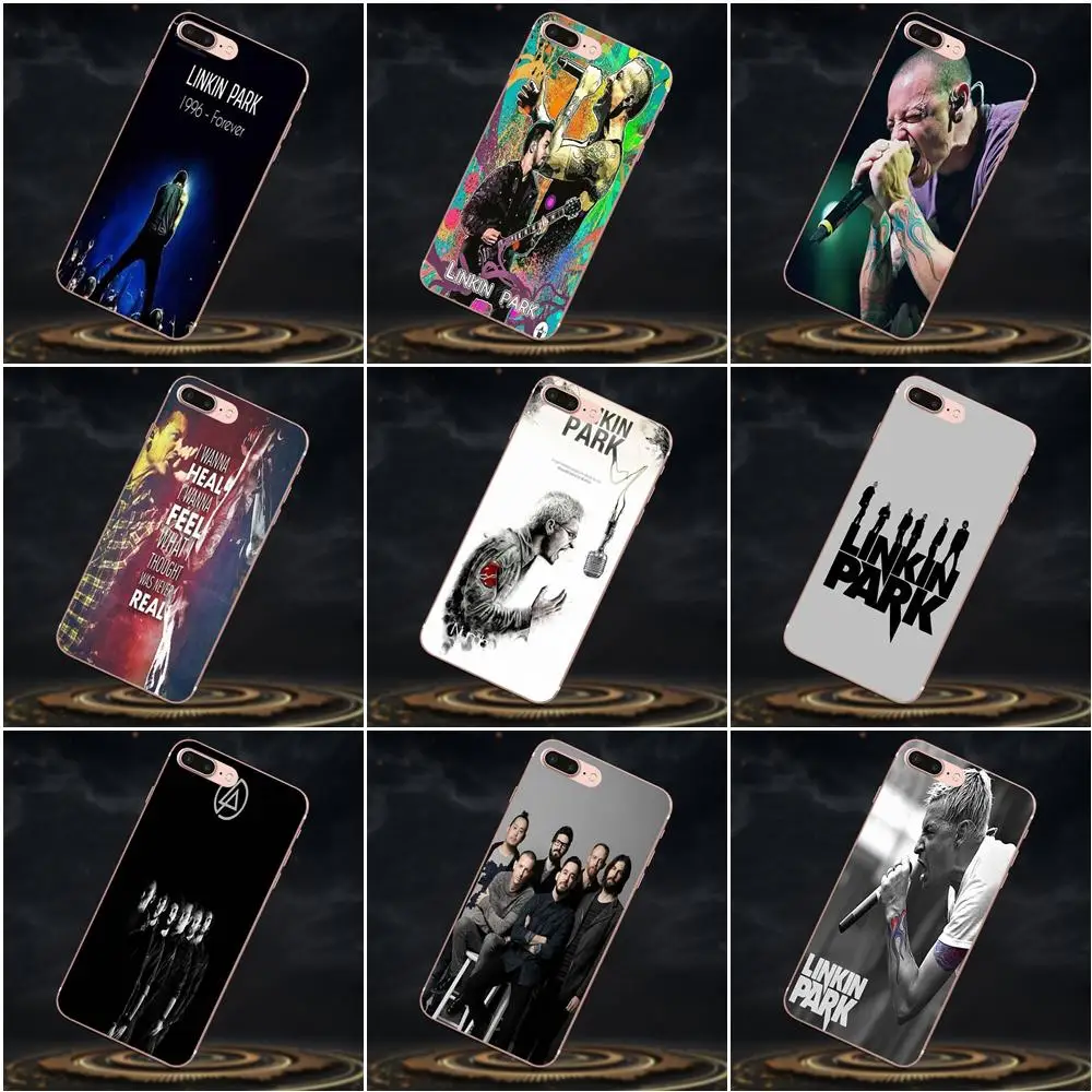 

For Xiaomi Redmi Note 2 3 3S 4 4A 4X 5 5A 6 6A Pro Plus Soft TPU Print Phone Band Linkin Park
