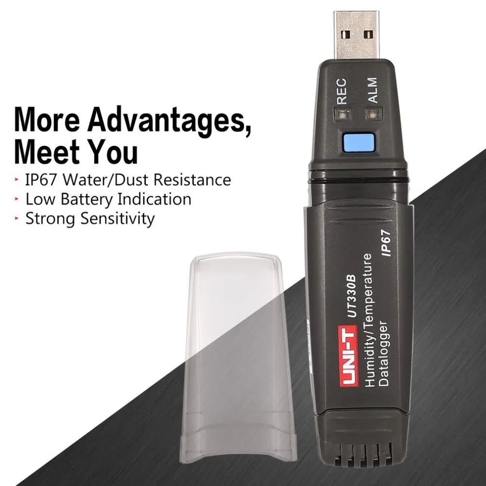 

Dropship UNI-T UT330A/B/C Mini Portable USB Temperature Data Storage Logger Tester Thermometer Recorder -40~80 Degree 6000 Sets