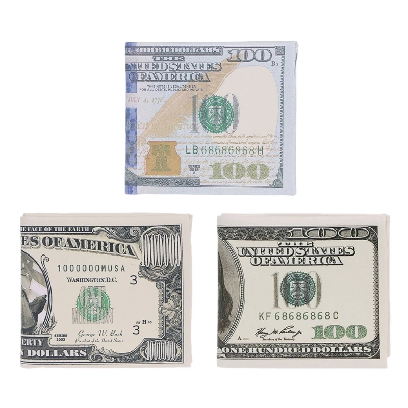 

10.5x1x9.5cm Men Slim Wallet US Dollar Bifold Wallet Credit Card Photo Check Holder Purse Fashion Design